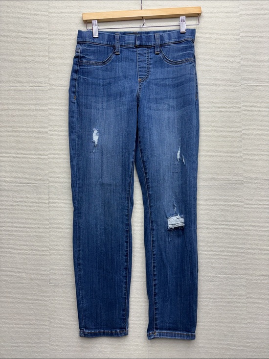 Judy Blue Denim - Judy Blue 5/27 5 27 pull on Women's Distressed Mid-Blue Jeans